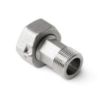 Штуцер с накидной гайкой с ушком для пломбы 1/2x3/4 Pro Aqua Generic