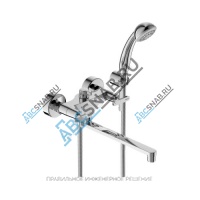 Смеситель для ванны с душем серия ART двуручный Vidima BA329AA