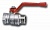 Кран шаровой RED6 1.1/4" серии RED5 полнопроходной PN30 BB рычаг Cimberio