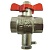 Шаровой кран для подключения 2-го датчика температуры, Dn25 (187F0591) Danfoss