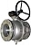 Кран шаровой фланцевый SS316 Тип BV41-Q41F-DIN-2G-300, DN300 PN16, 2-PC с редуктором Abra