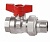 Кран шаровой 346/RED6 1/2" серии RED5 полнопроходной с разъемным соединением PN50 BН бабочка Cimberio