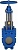 Задвижка шиберная KV-01-065-16 DN65 PN10/16 чугунная GGG40, нож SS304, уплотнение EPDM, невыдвижной шток, двусторонняя со штурвалом, Pmax=16 бар Abra