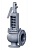 Предохранительный клапан КПП 496-01 чугунный Dn20x32 Pn16 фланцевый 300°C для пара с открытой пружиной Прегран