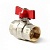 Кран шаровой ручка бабочка, В-В, стандартный проход 1 Pro Aqua Valves