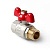 Кран шаровой полнопроходной ручка бабочка, Н-В 3/4 Pro Aqua Valves