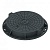 Люк чугунный тяжёлый Т (С150) с запорным устройством, с пазом под РТИ - К