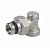 Клапан запорный угловой V114 1/2 с разъёмом под стальную трубу  PN10 ВН Cimberio