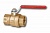 Кран шаровой 17CR 1.1/4" серии Т16 корроз. латунь полнопроходной PN40 BB плоский рычаг Cimberio