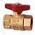 Кран шаровой 312CR 1/4" серии Т12 корроз. латунь полнопроходной PN80 BB рычаг Cimberio