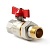 Кран шаровой со сгоном ручка бабочка, Н-В, стандартный проход 3/4 Pro Aqua Valves