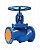 Запорный клапан чугунный фланцевый KV16-080, PN16, DN80 Гранвент (BO02B102834)