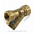Фильтр магнитный сетчатый Y-образный латунь Ду 20 Ру20 G3/4" ВР 4006 с отверстием под пломб 4006-02