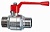 Кран шаровой 202/14 2.1/2" серии Т14 полнопроходной PN16 НН рычаг Cimberio