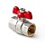 Кран шаровой полнопроходной ручка бабочка, В-В 1/2 Pro Aqua Valves