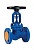 Запорный клапан стальной фланцевый KV45-020, PN40, DN20 Гранвент (BO03A102707)