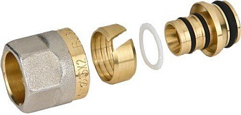 Соединитель для металлопластиковых труб латунный 3/4"x20 Pn10 MICHIGAN 4101 Bugatti
