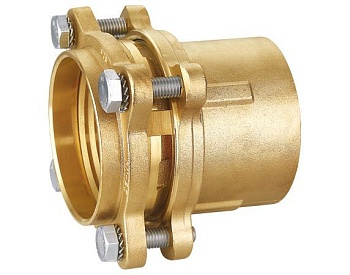 Соединитель латунный Rp4"x110 муфтовый VALVOPAT 3005FLG Bugatti