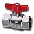 Кран шаровой 312 1/2" серии Т12 полнопроходной PN80 BB рычаг Cimberio