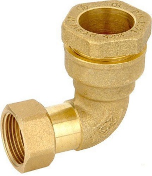 Угольник латунный G3/4"x20 с накидной гайкой VALVOPAT 3036 Bugatti