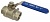 Кран шаровой муфтовый 2-PC из нержавеющей стали AISI316 DN 020 PN40, G3/4" Abra